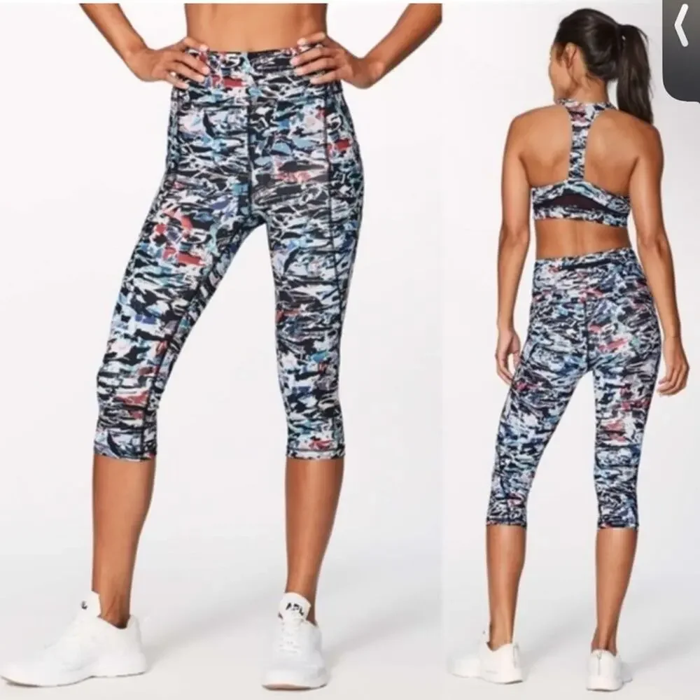 Lululemon break free culture clash crop leggings